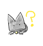くろ ねこ（個別スタンプ：35）