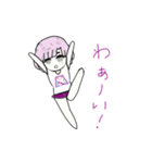 ドルヲタちゃん3 ～紫推し専用～（個別スタンプ：17）