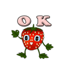 Q strawberry（個別スタンプ：8）