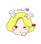 Funny facesを好きになって（個別スタンプ：3）
