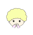 Funny facesを好きになって（個別スタンプ：15）