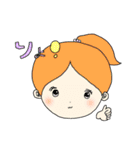 Funny facesを好きになって（個別スタンプ：21）