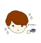 Funny facesを好きになって（個別スタンプ：24）