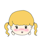 Funny facesを好きになって（個別スタンプ：27）
