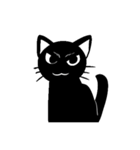黒い猫（個別スタンプ：1）