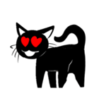 黒い猫（個別スタンプ：32）