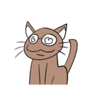 茶色猫（個別スタンプ：3）
