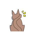 茶色猫（個別スタンプ：25）