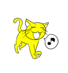 黄色猫（個別スタンプ：4）