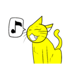 黄色猫（個別スタンプ：9）