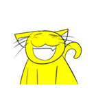 黄色猫（個別スタンプ：10）