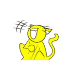 黄色猫（個別スタンプ：11）