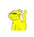 黄色猫（個別スタンプ：17）