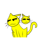 黄色猫（個別スタンプ：19）