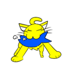 黄色猫（個別スタンプ：22）