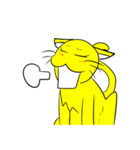 黄色猫（個別スタンプ：23）