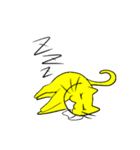 黄色猫（個別スタンプ：24）