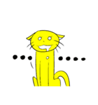 黄色猫（個別スタンプ：35）