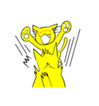 黄色猫（個別スタンプ：38）
