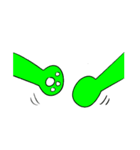 緑猫（個別スタンプ：11）
