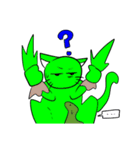 緑猫（個別スタンプ：16）