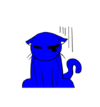 青色猫（個別スタンプ：20）