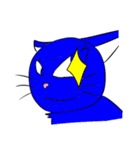 青色猫（個別スタンプ：31）