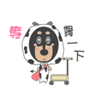 QQ candy-mini Dachshund（個別スタンプ：14）