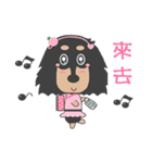 QQ candy-mini Dachshund（個別スタンプ：38）