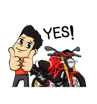 G-FORCE moto let's ride（個別スタンプ：1）