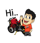 G-FORCE moto let's ride（個別スタンプ：17）