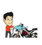 G-FORCE moto let's ride（個別スタンプ：23）