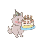 オオカミのウルフル（個別スタンプ：34）