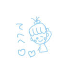 水色のらくがき（個別スタンプ：16）