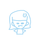 水色のらくがき（個別スタンプ：19）