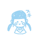 水色のらくがき（個別スタンプ：28）
