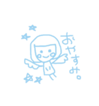水色のらくがき（個別スタンプ：39）
