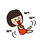 キュートな女の子（日常編）（個別スタンプ：9）