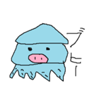 海の生き物ゆるゆるスタンプ（個別スタンプ：1）