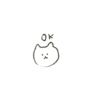 しろくまねこ（個別スタンプ：1）