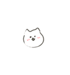 しろくまねこ（個別スタンプ：6）