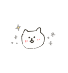 しろくまねこ（個別スタンプ：7）