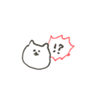 しろくまねこ（個別スタンプ：14）