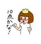 赤めがねのお姫様（個別スタンプ：2）