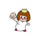 赤めがねのお姫様（個別スタンプ：3）