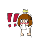 赤めがねのお姫様（個別スタンプ：5）