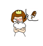 赤めがねのお姫様（個別スタンプ：14）