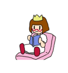 赤めがねのお姫様（個別スタンプ：17）