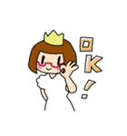 赤めがねのお姫様（個別スタンプ：22）