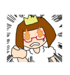 赤めがねのお姫様（個別スタンプ：27）
